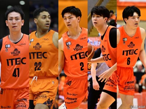 ベルテックス静岡が5選手との契約満了を発表…加納誠也が引退、3x3で日本代表経験をもつマーテルもFAに