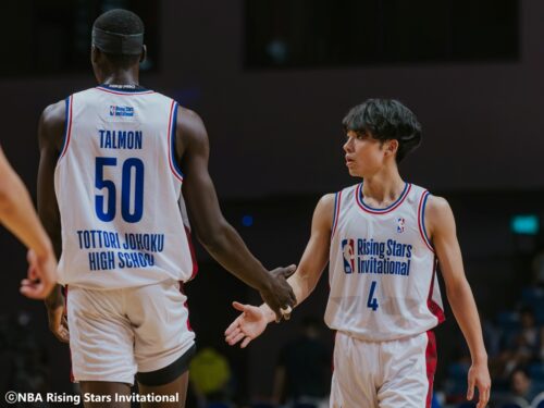 鳥取城北の福元源士がNBA主催大会の快勝発進に手応え…八村塁の激励やシンガポールの印象も語る