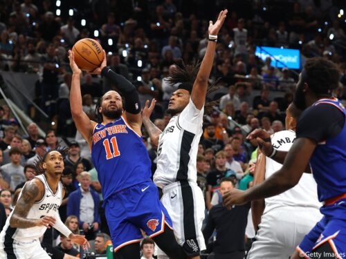 第2戦でもクラッチショットを沈めたジェイレン・ブランソンがNBA史上5人目の快記録