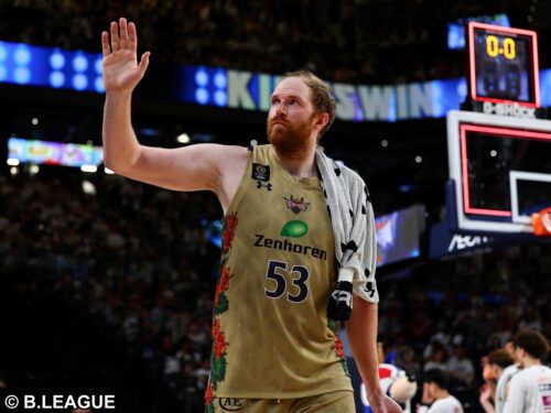 琉球がアレックス・カークの退団発表「沖縄を離れることに」天皇杯優勝や3季連続ファイナル進出に貢献