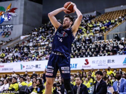 信州がマイク・ダウムと契約継続…今季17.9得点の大黒柱、Bプレミア初年度も残留決定