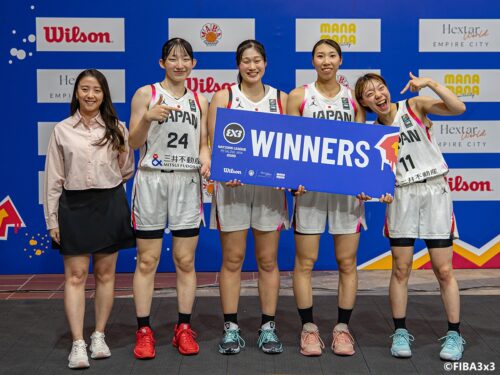 3x3U21女子日本代表が総合優勝を達成…上野心音主将「チーム一丸となって戦えた」