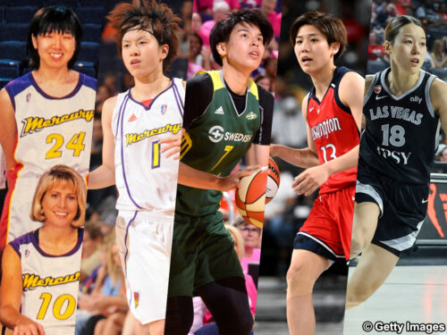 【一覧】歴代日本人WNBA選手のプロフィール＆成績まとめ…ドラフト指名は田中こころが史上2人目