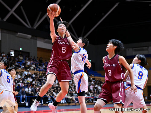 【U18トップリーグ女子】エジネ38得点の精華女子が快勝スタート…大阪薫英は福井工大福井に逆転勝利【8月29日結果】