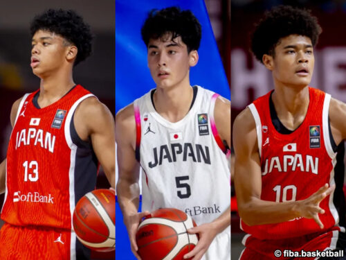 U18日本代表の有望株3名を“強化育成選手”として招集…アジア大会バスケ男子日本代表の合宿参加へ