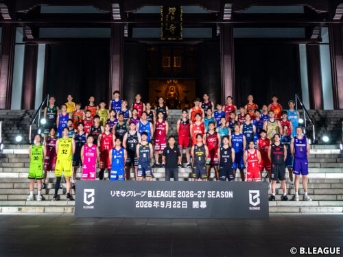 「普通やらないよね」を形に…Bリーグ全55クラブが増上寺に集結しセレモニー、“B.革新”初年度へ