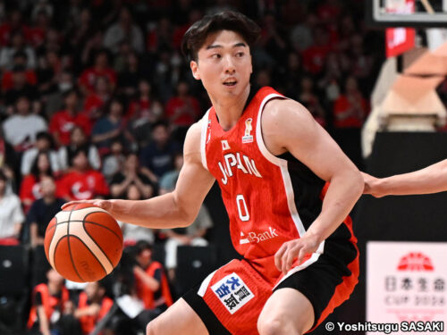 バスケ男子日本代表が34点リードし前半終了…黒川6アシスト、津屋3Pノーミス12得点でインドネシア圧倒