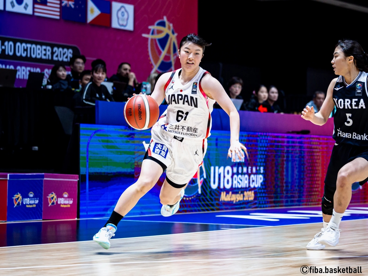 U18女子日本代表が韓国に快勝して決勝進出…18年ぶりのアジアカップ制覇を目指し、豪州×中国の勝者と対戦