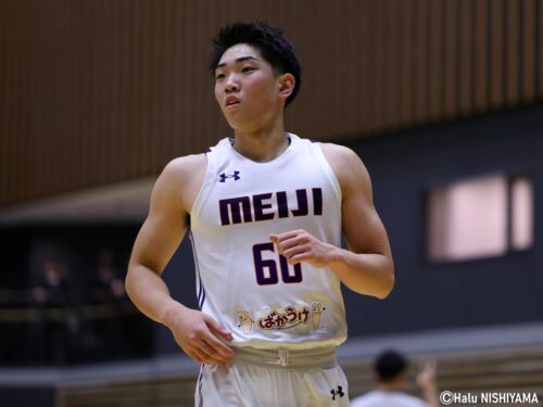 日本代表候補に名前を連ねた明治大の武藤俊太朗が公示…Bリーグドラフト志望選手リスト更新