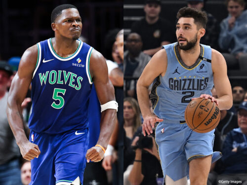 NBA開幕戦で史上初の出来事…アンソニー・エドワーズ、タイ・ジェロームがともに45得点
