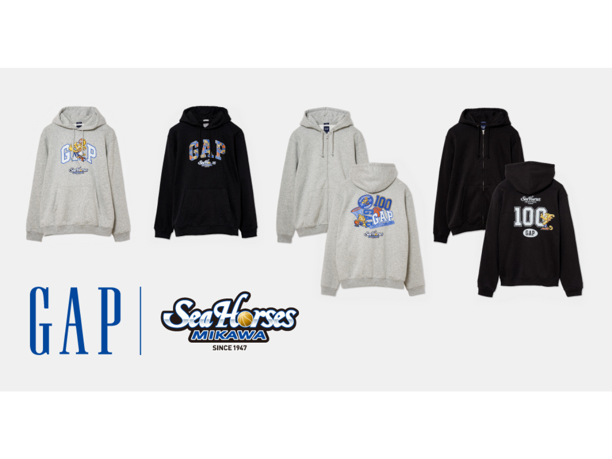 三河がGAPとの限定コラボグッズは発売…10月9日より愛知県内の限定店舗とオンラインで販売開始
