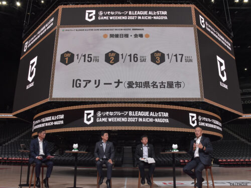 Bリーグオールスター2027の追加概要発表…コンテストにWリーグ選手が参戦、マスコット大運動会を初開催